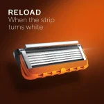 Gillette Fusion 5 Razor with Styling Black Blade & 5 Diamond Like Coated Blades - Image 7