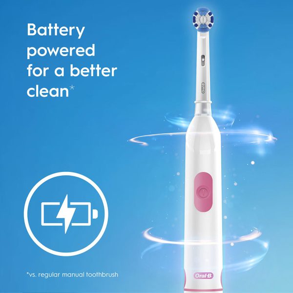 Oral-B Revolution Battery Toothbrush,(White) - Image 4
