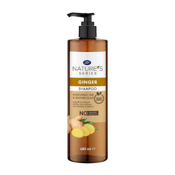 Boots Nature's Series Ginger Shampoo (480ml) - Image 1