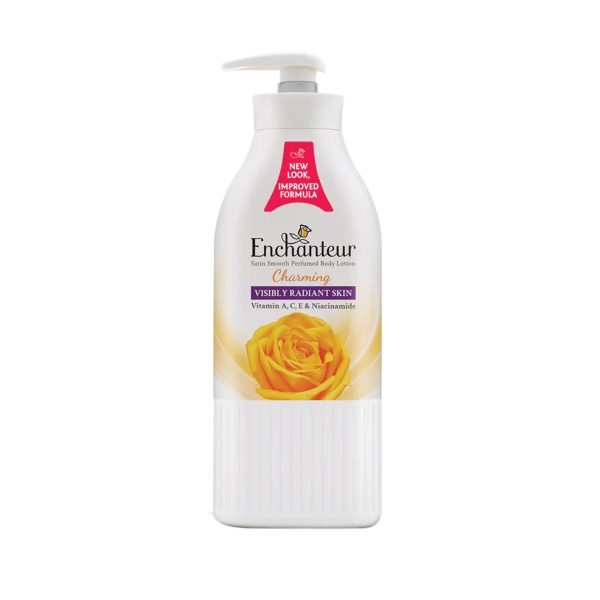 Enchanteur Charming Satin Smooth Perfumed Body Lotion 500ml - Image 1