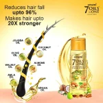Emami 7 in 1 Oils Non Sticky Hair Oil Strong Inside, Set Outside 200ml (India) - Image 2