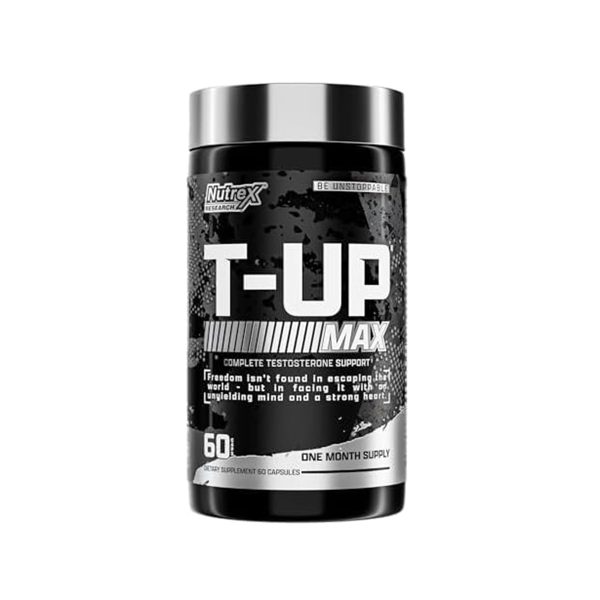 Nutrex T-UP Ultimate Testosterone Support for Men – 60 Capsules - Image 1