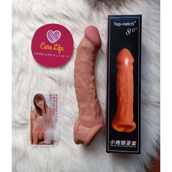 Top-notch Real Skin Slim Fit Silicone Condoms For Men 8 inch - Image 2