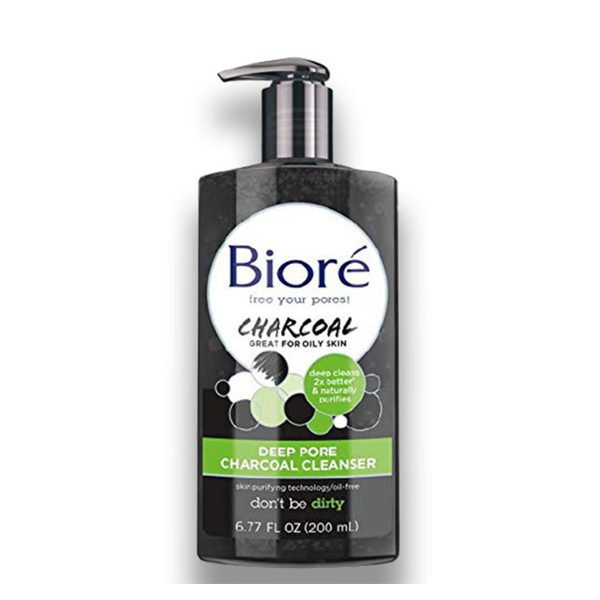 Biore Deep Pore Charcoal Cleanser 200ml - Image 1
