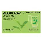 Alokozay Green Tea - 100 Tea Bags + Free Mug