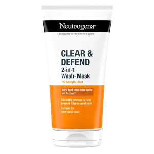 Neutrogena Clear & Defend 2 in 1 Wash-Mask (150ml)