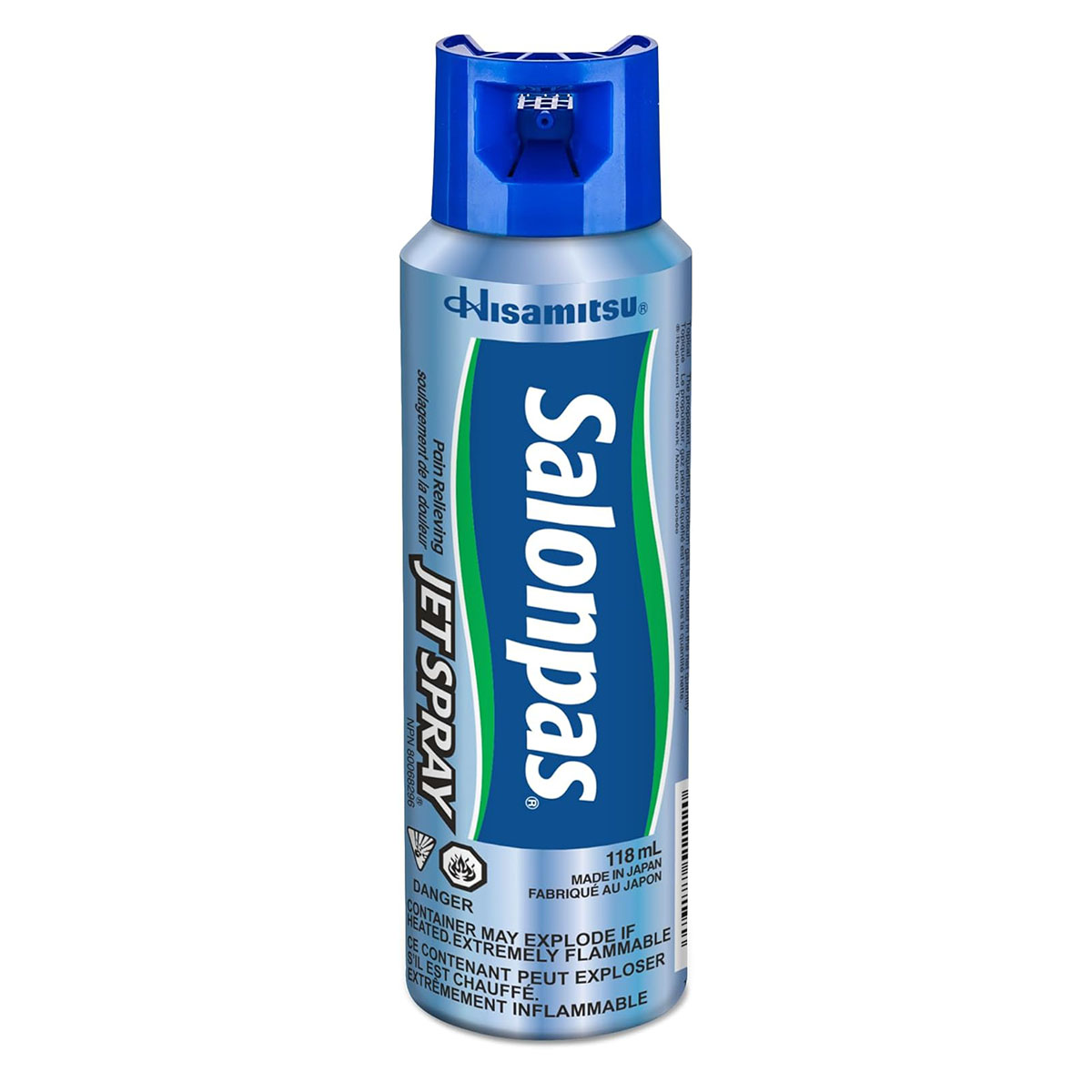 61mYuAucXJL._AC_SL1500_ Salonpas Pain Relieving Jet Spray, 118 ml - Image 1