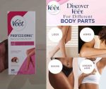 Veet Professional Ready To Use Half Body Wax Strips For Normal Skin - Image 5