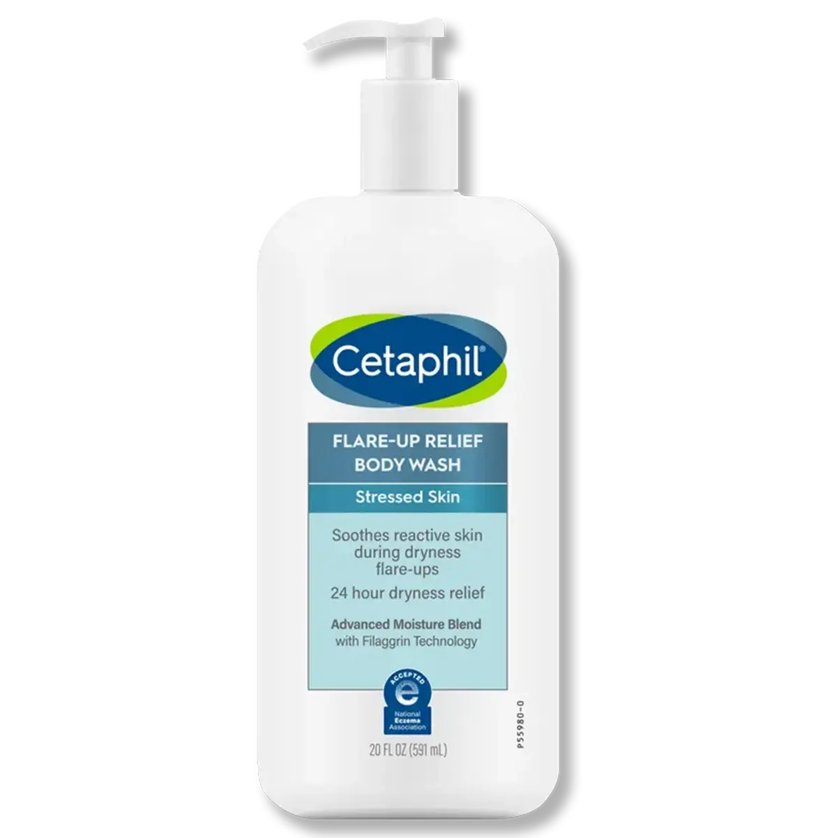 302990118032_CETAPHIL_FLARE_UP_BODY_WASH_PRODUCT Cetaphil Flare-Up Relief Body Wash for Stressed Skin- 591ml - Image 1