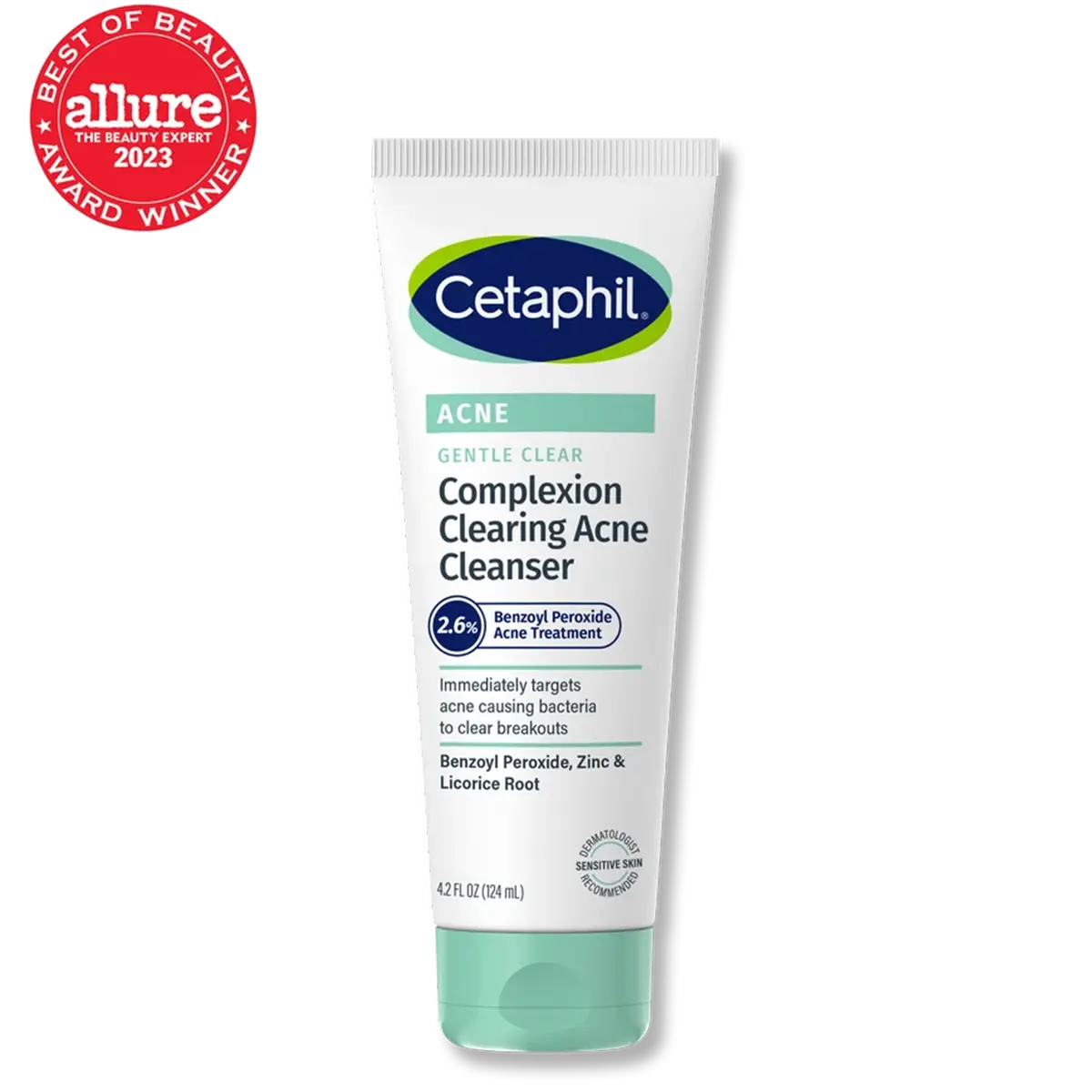 CETAPHIL_ACNE_Cleanser_WEBSITE_PDP_PRODUCT_IMAGES_05-2024 Cetaphil Gentle Clear Complexion Clearing Acne Cleanser- 124ml - Image 1