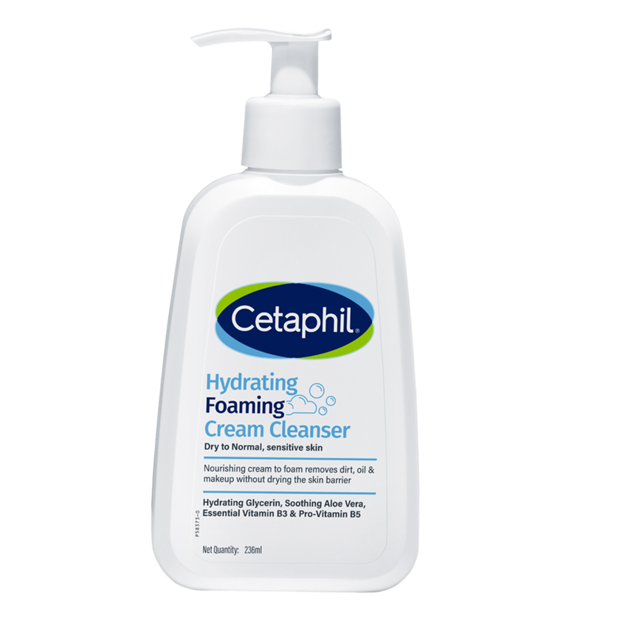 NO-BG-FoP Cetaphil Hydrating Foaming Cream Cleanser-236ml - Image 1